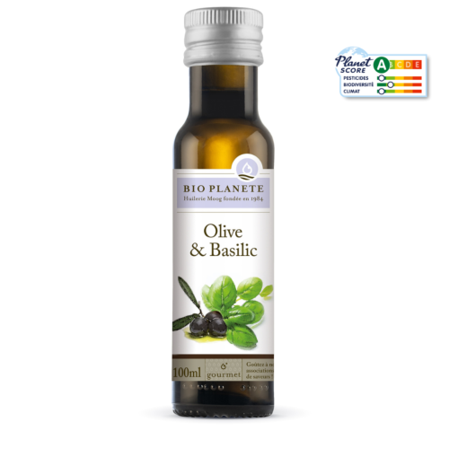 Huile d'olive et basilic, Bio Planète, 100ml*