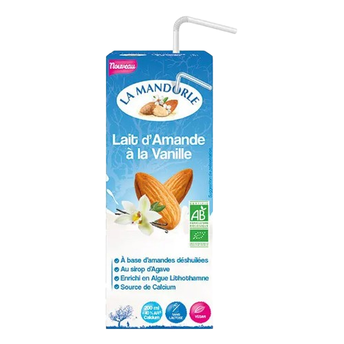 Lait d'amande vanille, La Mandorle, 6x20cl*
