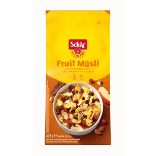 Müesli fruit sans gluten, Schär, 375g