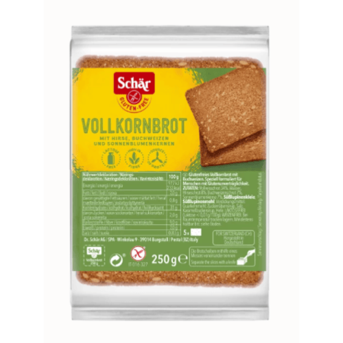 Pain complet sans gluten, Schär, 250g