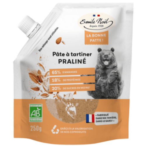 Pâte à tartiner praliné bio, Emile Noël, 250g*