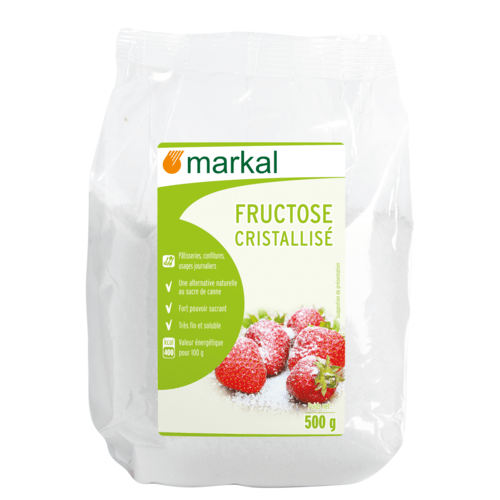 Fructose cristallisé, Markal, 500g