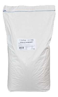 Sucre brun de canne, Markal, 25kg