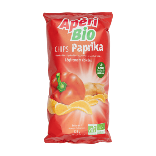 Chips paprika, Apéri Bio, 125g*