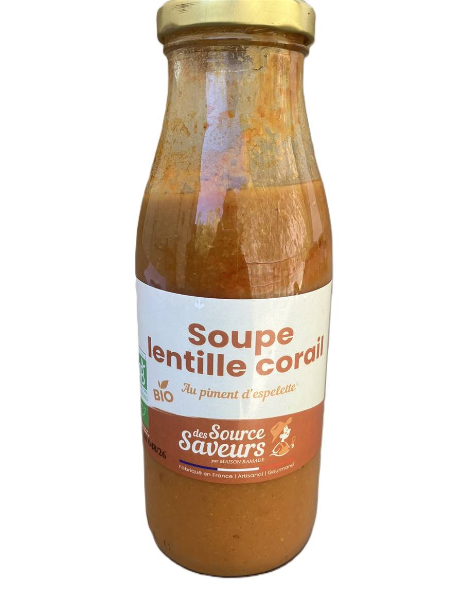 Soupe lentille corail au piment d'Espelette, Pascal Ramade, 480ml*