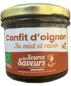 Confit d'Oignons Miel et Raisin, Pascal Ramade, 100g