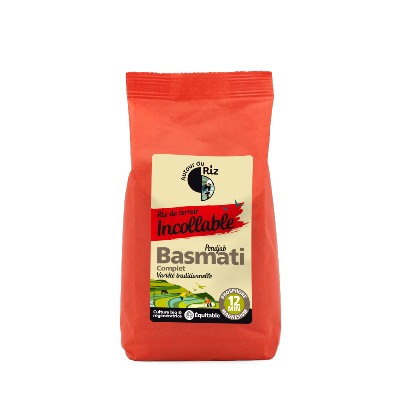 Riz Basmati complet étuvé Cuisson 12', Autour du Riz, 500g