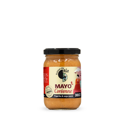 Mayo Coréenne Paprika et sauce soja sucrée, Autour du Riz, 180g