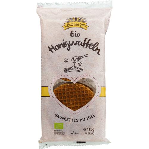Gaufres au miel BIO, Leib und Gut, 175g*