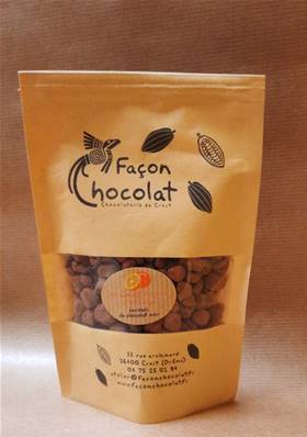 Ecorce d'orange confite, Façon Chocolat