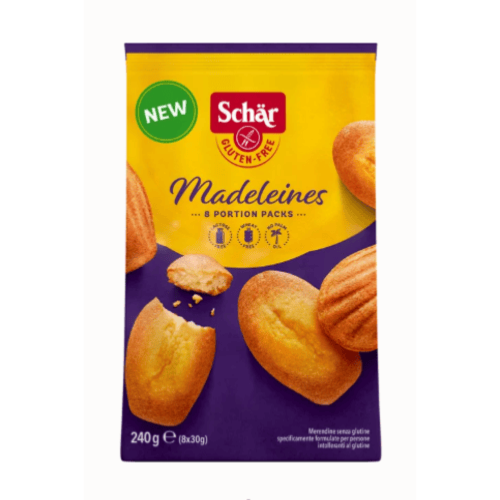 Madeleines sans gluten, Schär, 240g