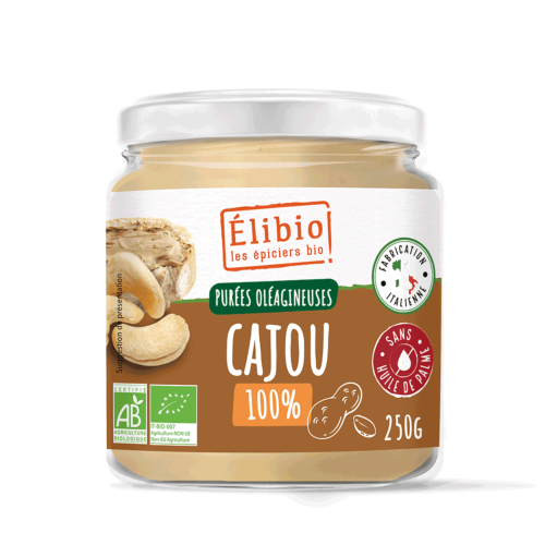 Purée de noix de cajou bio, Elibio, 250g*
