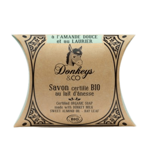 Savon au lait d'ânesse à l'amande douce et au laurier, Donkeys & Co, 100g*