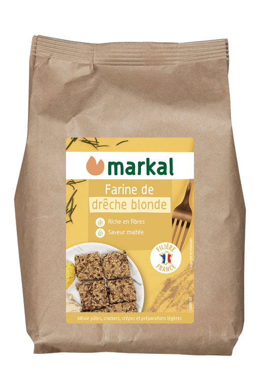 Farine de drêche blonde, Markal, 400g*