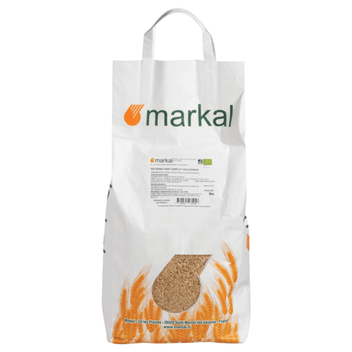 Riz rond 1/2 complet, Markal, 5kg*