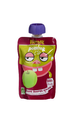 Dessert fruit pomme, Bioshok, 100g