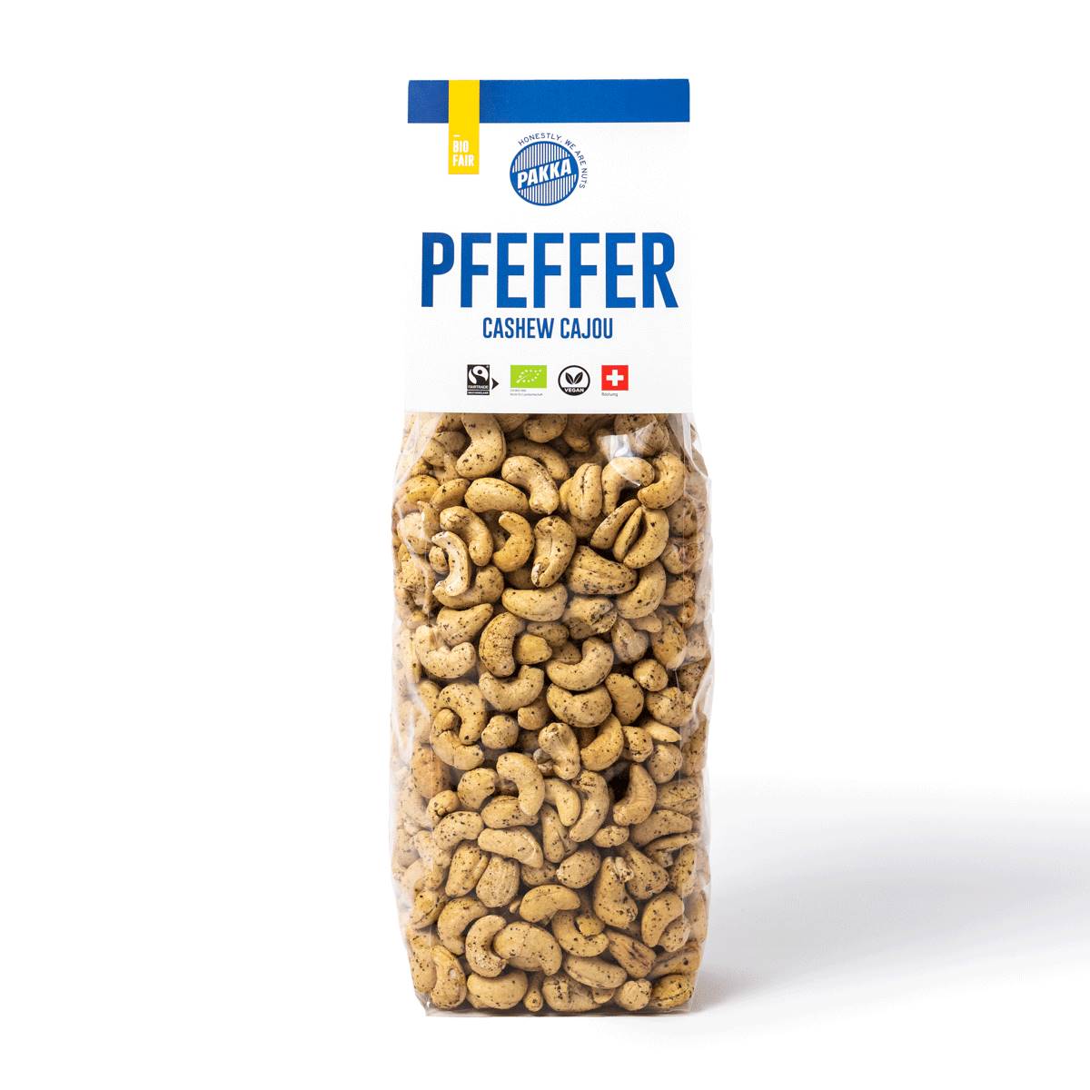 Noix de cajou grillées au poivre Malabar, Pakka, 1kg*