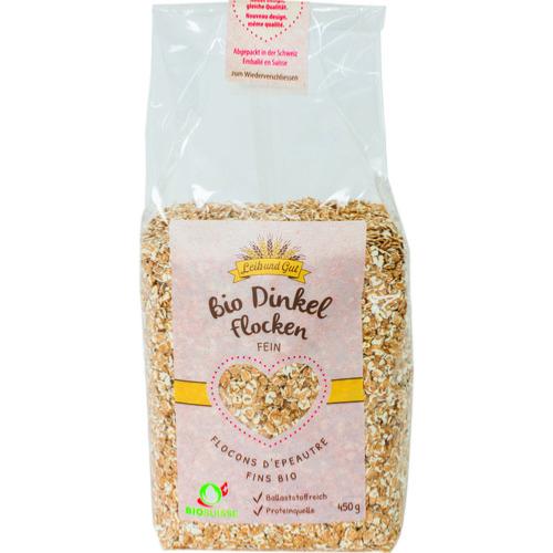 Flocons d'épeautre fins BIO (Label Knospe), Leib und Gut, 450g*