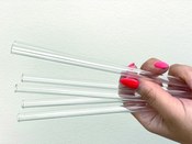 Paille en verre 15cm