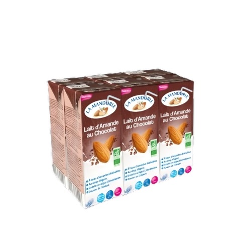 Lait d'amande chocolat, La Mandorle, 6x20cl*