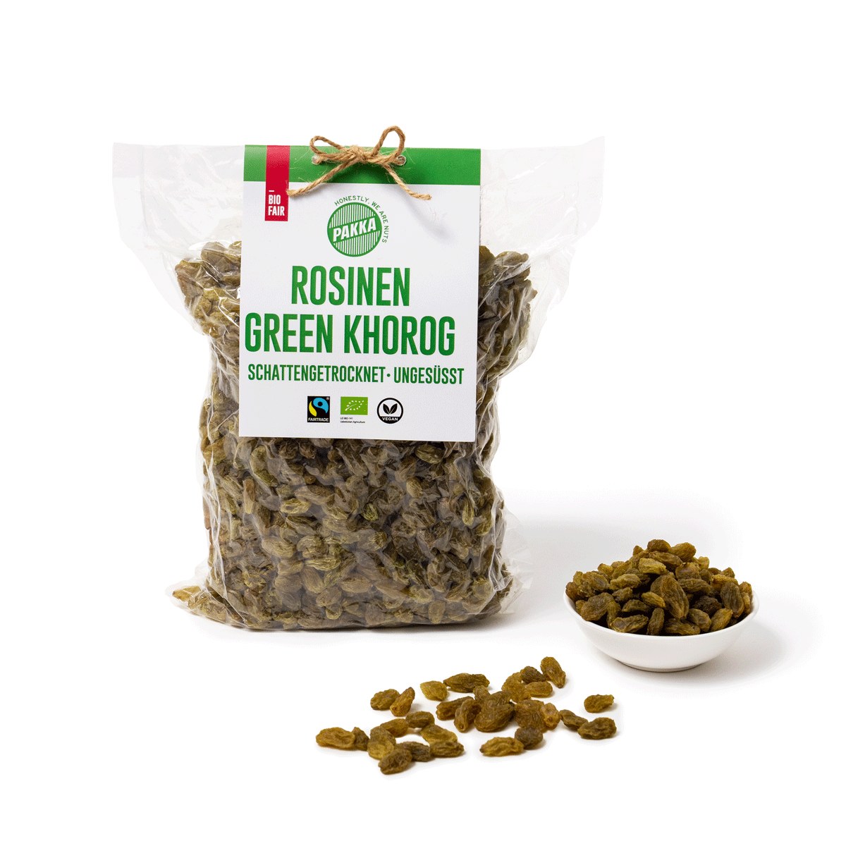 Raisins verts Khorog non huilés, Pakka, 750g*