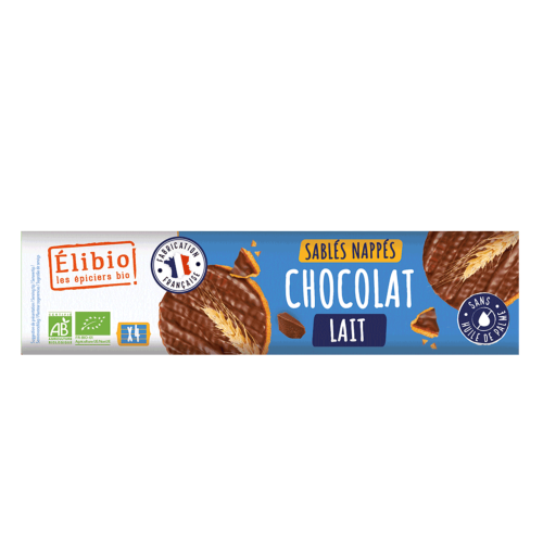 Sablés chocolat au lait, Elibio, 160g*