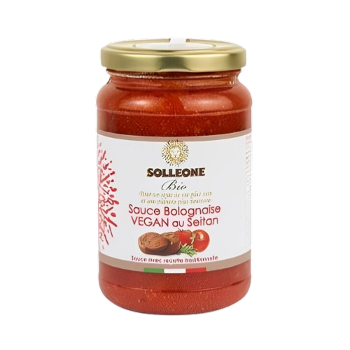 Sauce bolognaise végane au soja, Solleone Bio, 340g*