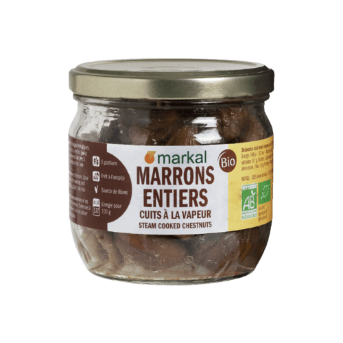 Marrons entiers naturels, Markal, 210g*