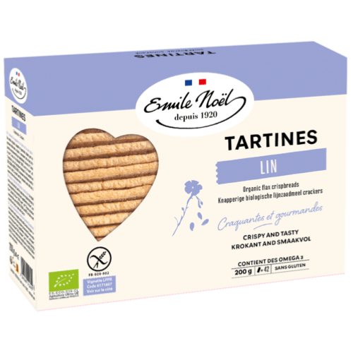 Bio-Glutenfreie Leinsamen-Tartines, Emile Noël, 2x100g*