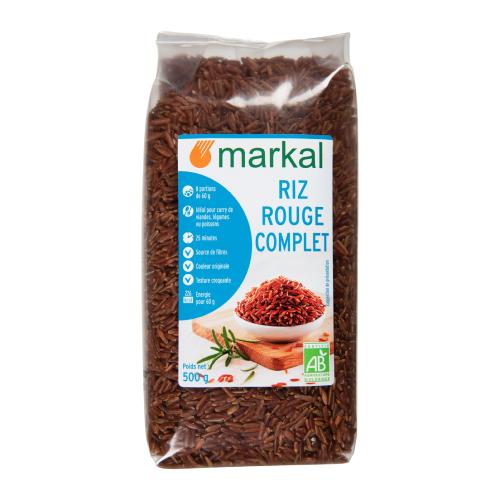 Riz rouge complet, Markal, 500g*