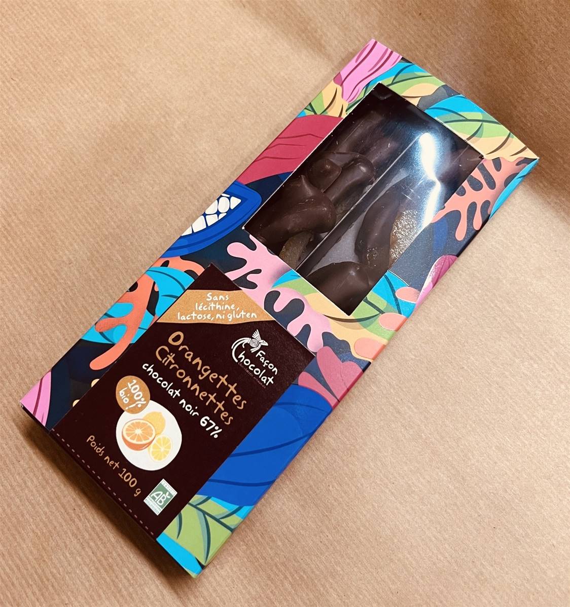 Coffret assortiment Orangettes/Citronnettes, Façon Chocolat, 100g*