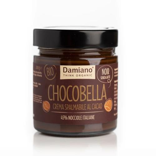 Chocobella noir sans lait aux 45% de noisettes italiennes, Damiano, 200g*