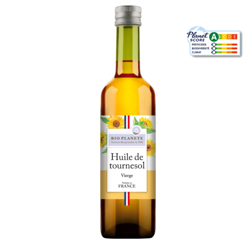 Huile de tournesol vierge, Bio Planète, 500ml*