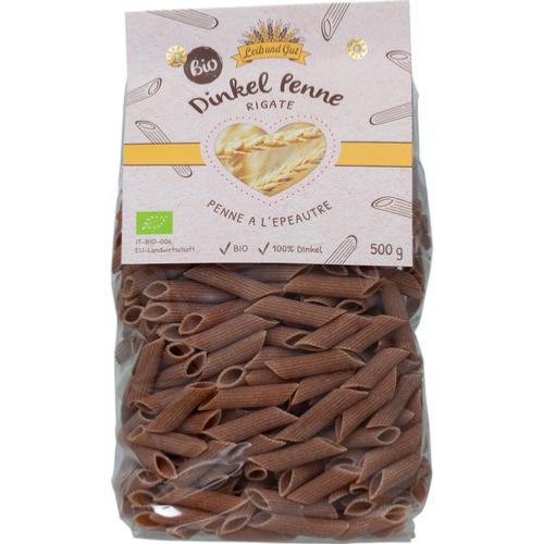 Penne Rigate d'épeautre BIO, Leib und Gut, 500g*