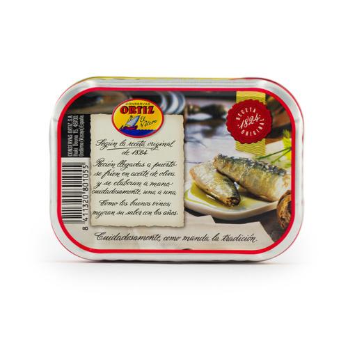 Sardines à l'ancienne à l'huile d'olive, Ortiz, 140g*