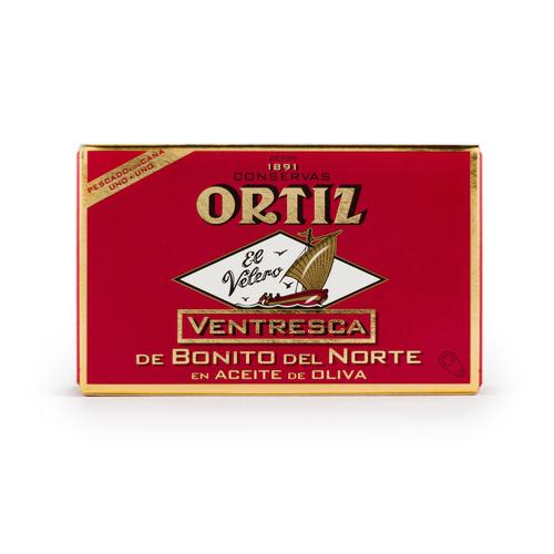 Ventreche de Thon Blanc Germon à l'huile d'olive, Ortiz, 110g*