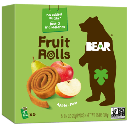 Fruit Rolls Apple, Bear, 5x20g