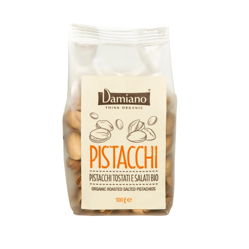 Pistaches en coques grillées et salées, Damiano, 150g*