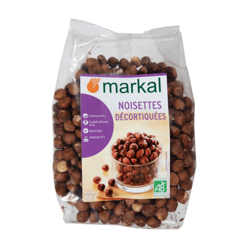 Noisettes décortiquées, Markal, 500g*