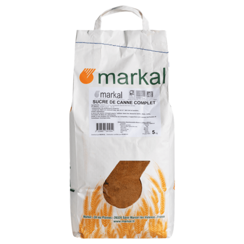 Sucre de canne complet, Markal, 5kg