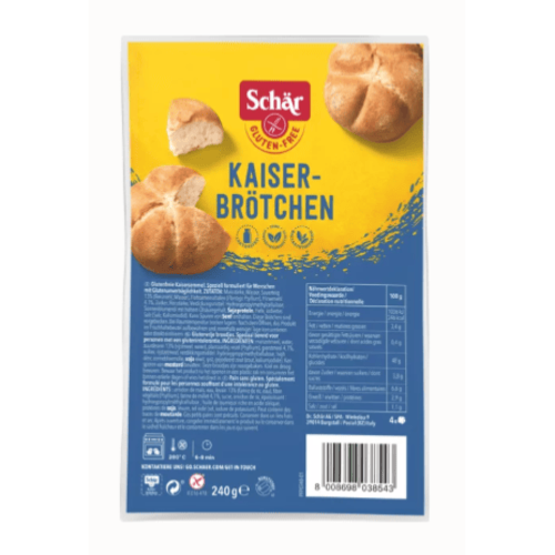 Petits pains impériaux sans gluten, Schär, 240g