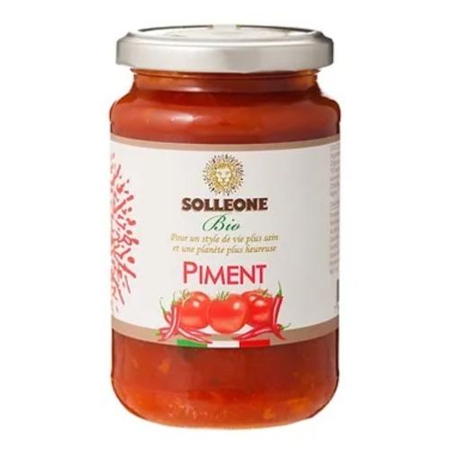 Sauce tomate et piment, Solleone Bio, 340g*
