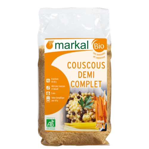 Couscous demi complet, Markal, 500g*