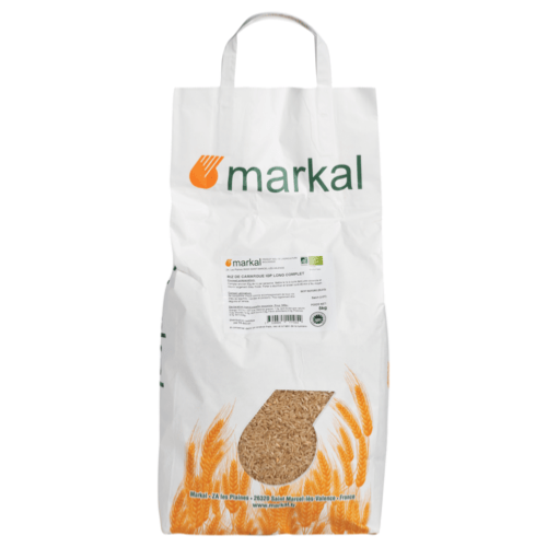 Riz long complet de Camargue, Markal, 5kg*