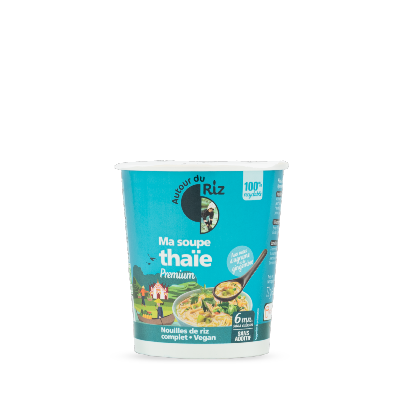 Ma Soupe Thaïe Cup Veggie Premium, Autour du Riz, 72g