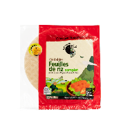 Feuilles de riz complet Ø 22cm 22, Autour du Riz, 150g