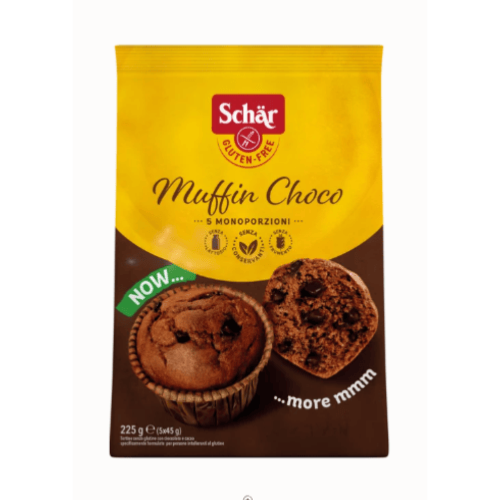 Muffins choco sans gluten, Schär, 225g