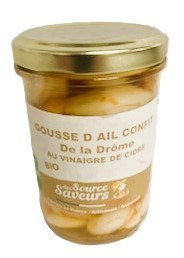Gousses d'ail au vinaigre de cidre, Pascal Ramade, 180g*
