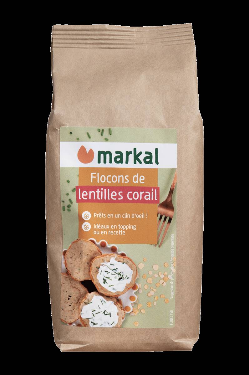 Flocon lentille corail, Markal, 350g