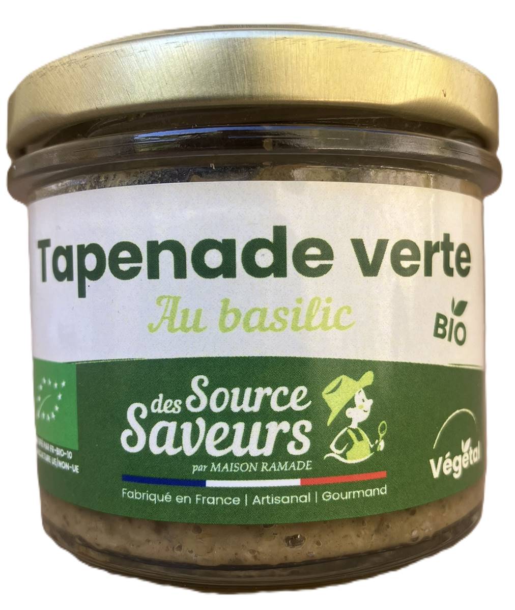 Tapenade verte au basilic, Pascal Ramade, 100g*